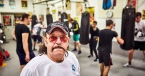 Boks trainer Frans van den Heerik