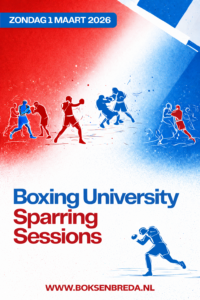 Logo van Team Zuid Boxing University Breda, met een gouden bokshandschoen, rode en gouden kleuren, en de tekst ‘Team Zuid Boxing, Est 2020’